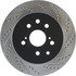 127.44189L by CENTRIC - StopTech Sport Slotted & Drilled Rotor