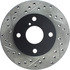 127.45034R by CENTRIC - Slotted Drilled Rotor