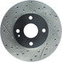 Centric 127.45040R Disc Brake Rotor Slotted Drilled Rotor