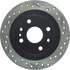 127.45041L by CENTRIC - Slotted Drilled Rotor