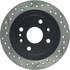 127.45041R by CENTRIC - Slotted Drilled Rotor