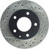 127.45048R by CENTRIC - Slotted Drilled Rotor