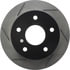 Centric 126.67048CSR Disc Brake Rotor Cryo Sport Slotted Rotor, Right