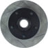 Centric 126.67028CSL Disc Brake Rotor and Hub Assembly Cryo Sport Slotted Rotor, Left