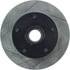 Centric 126.67028CSR Disc Brake Rotor and Hub Assembly Cryo Sport Slotted Rotor, Right