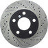 127.62057L by CENTRIC - Slotted Drilled Rotor