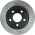 Centric 127.62064CL Disc Brake Rotor Sportstop Cryo Drilled & Slotted Rotor, Left