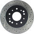 127.62007L by CENTRIC - Slotted Drilled Rotor