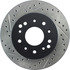 127.62007R by CENTRIC - Slotted Drilled Rotor