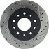127.62010CL by CENTRIC - Sportstop Cryo Drilled & Slotted Rotor, Left