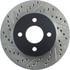 Centric 127.62072R Disc Brake Rotor Slotted Drilled Rotor