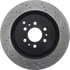 Centric 127.62076CL Disc Brake Rotor Sportstop Cryo Drilled & Slotted Rotor, Left