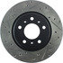 127.62073R by CENTRIC - Slotted Drilled Rotor