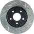 Centric 127.62078CL Disc Brake Rotor Sportstop Cryo Drilled & Slotted Rotor, Left