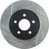 Centric 127.62078CR Disc Brake Rotor Sportstop Cryo Drilled & Slotted Rotor, Right
