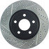 Centric 127.62078R Disc Brake Rotor Slotted Drilled Rotor