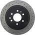 127.62083L by CENTRIC - Slotted Drilled Rotor