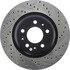 127.62084L by CENTRIC - Slotted Drilled Rotor