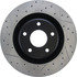127.62085R by CENTRIC - Slotted Drilled Rotor