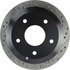 127.62090L by CENTRIC - Slotted Drilled Rotor