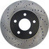 127.62095R by CENTRIC - Slotted Drilled Rotor