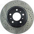 127.62098R by CENTRIC - Slotted Drilled Rotor