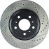 127.62099L by CENTRIC - Slotted Drilled Rotor