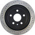 127.62105R by CENTRIC - Slotted Drilled Rotor