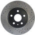 127.62106L by CENTRIC - Slotted Drilled Rotor