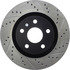 127.62114L by CENTRIC - Slotted Drilled Rotor