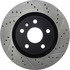 127.62114L by CENTRIC - Sport Drilled & Slotted Rotor, Left