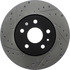 127.62120R by CENTRIC - Slotted Drilled Rotor