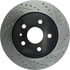 127.62127CL by CENTRIC - Sportstop Cryo Drilled & Slotted Rotor, Left