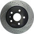 127.62127L by CENTRIC - Slotted Drilled Rotor
