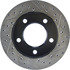 127.63006L by CENTRIC - Slotted Drilled Rotor