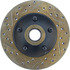 127.63022R by CENTRIC - Slotted Drilled Rotor