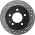 127.63035L by CENTRIC - Slotted Drilled Rotor