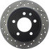 127.63035R by CENTRIC - Slotted Drilled Rotor