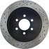 127.63037R by CENTRIC - Slotted Drilled Rotor