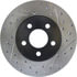 Centric 127.63039CL Disc Brake Rotor Sportstop Cryo Drilled & Slotted Rotor, Left