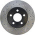 127.63039R by CENTRIC - Slotted Drilled Rotor