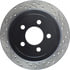 Centric 127.63070L Disc Brake Rotor Slotted Drilled Rotor