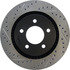 127.63048R by CENTRIC - Slotted Drilled Rotor