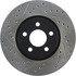 127.63052R by CENTRIC - Slotted Drilled Rotor