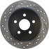127.63054R by CENTRIC - Slotted Drilled Rotor