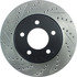 127.63058R by CENTRIC - Slotted Drilled Rotor