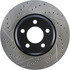 127.63059R by CENTRIC - Slotted Drilled Rotor