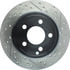 Centric 127.63060CL Disc Brake Rotor Sportstop Cryo Drilled & Slotted Rotor, Left