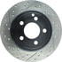 Centric 127.63060CR Disc Brake Rotor Sportstop Cryo Drilled & Slotted Rotor, Right