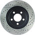 127.63061CL by CENTRIC - Sportstop Cryo Drilled & Slotted Rotor, Left